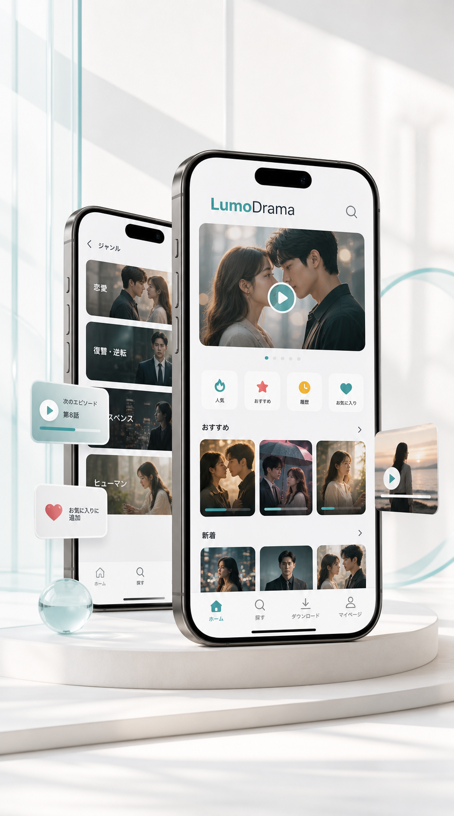 LumoDrama mobile app service preview